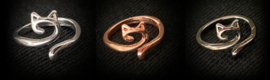 Garenring kat - 3 stuks
