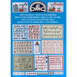 DMC Mini boekje ideeën om te borduren - alfabet