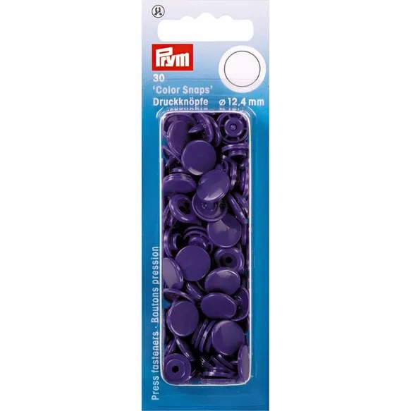 Kamsnaps Prym rond 12,4mm Paars