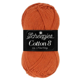 Cotton 8 Scheepjes 671 Roestbruin