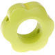 Houten bloemkraal lime  ''babyproof''