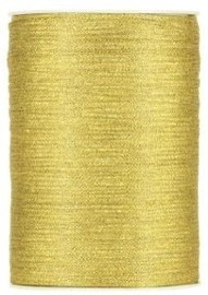 Kerst lint Lurex Goudkleur - 3mm