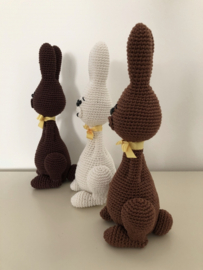 Garen en Fournituren Pakket voor Jookz Koukleumpjes Chocolade Paashaas.
