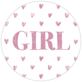 Kadosticker Girl Roze 10 st