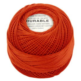 Durable borduur en haakkatoen Oranje 1010