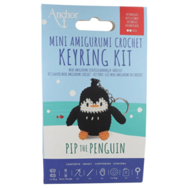 Anchor Mini amigurumi haak kit - sleutelhanger Pip de Pinguin