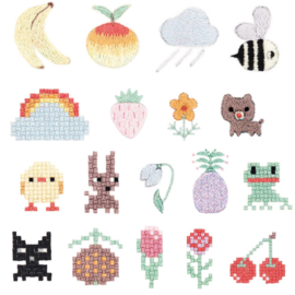 Rico Stick & Stitch Pakket Pixel Art Mix
