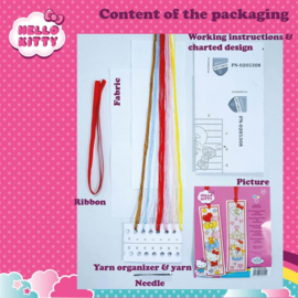 Bladwijzer Hello Kitty doodle heart setje van 2