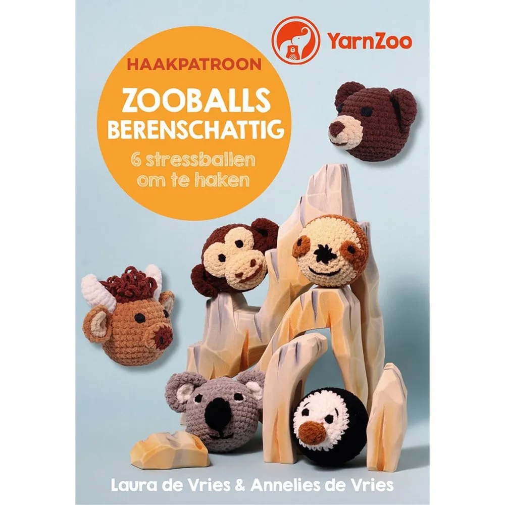 Haakboek Zooballs Berenschattig stressbal
