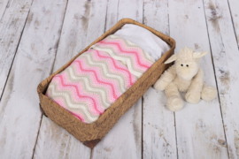 Durable Ripple Blanket Pink