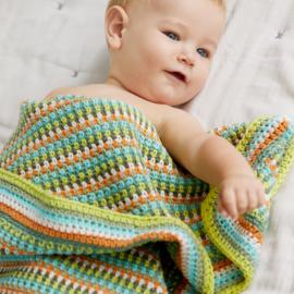 Katia United Cotton pakket:  voor een Gehaakte Baby deken
