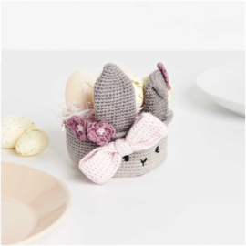 Ricorumi Haak set "Pasen mandje grijs"