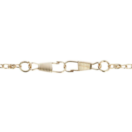 Tasketting goudkleurig