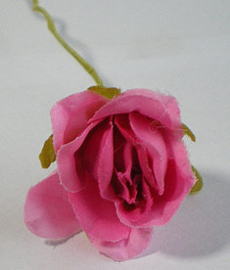 Roosje ter decoratie 20mm Roze Fuchsia
