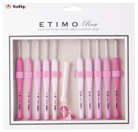 Tulip Etimo Luxe Rose crochet hook etui! met dunne naalden