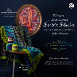 Scheepjes Beatrix Blanket MAL pakket voor kleurstelling 2