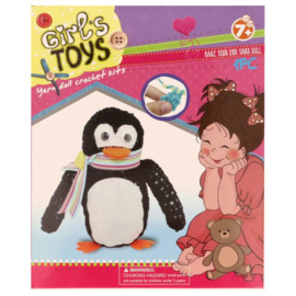 Haakpakket voor kinderen Pinguin