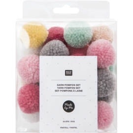 Rico Yarn Pompom set Pastel