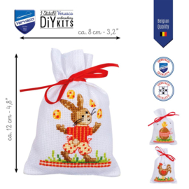 Geurzakje Paasdieren set van 3
