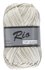 Lammy Yarns Rio katoen multi kleur 621 Off-white/grijs/zand mengeling