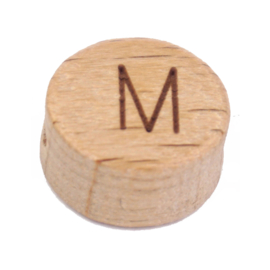 Durable houten letterkraal M