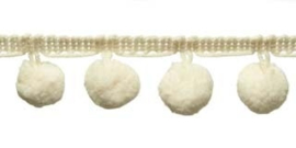 Pompom band Creme