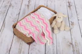 Durable Ripple Blanket Pink