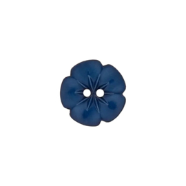 Bloemknoopje met bladnerf -11mm -Blauw
