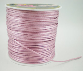 Satijnkoord 1mm  RosyMauve