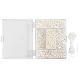 Creatieve box sieraden  - kralen en elastiek