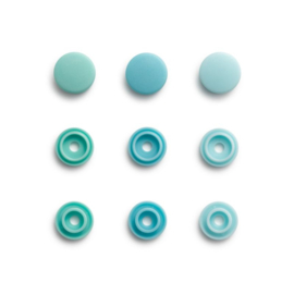 Color snaps -  Prym Love color MINI rond 9mm blauwgroen