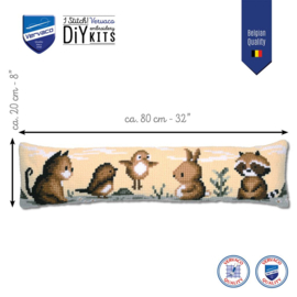 Kruisstekentochtmat Diertjes