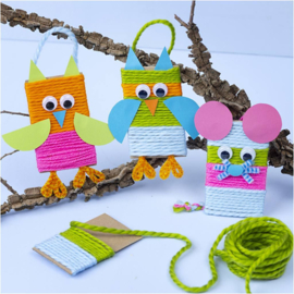 Mini Hobbyset Decoratie Muizen en uilen