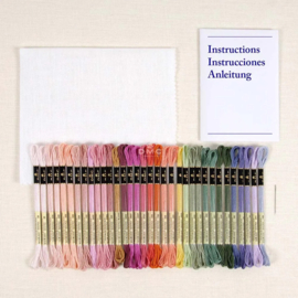 DMC Kruissteek kit klimbloemen 31x24,7cm