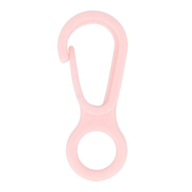 Musketonhaak Nylon 10mm - 749 Rose