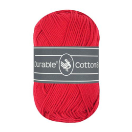 Durable Cotton 8 breikatoen 316 Red (kleur 16)