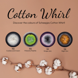 Scheepjes Cotton Whirl - 702 Cookies and Cream