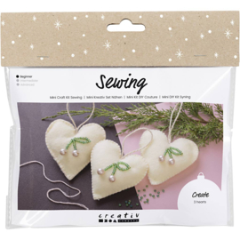 Mini hobbyset naaien - Harten