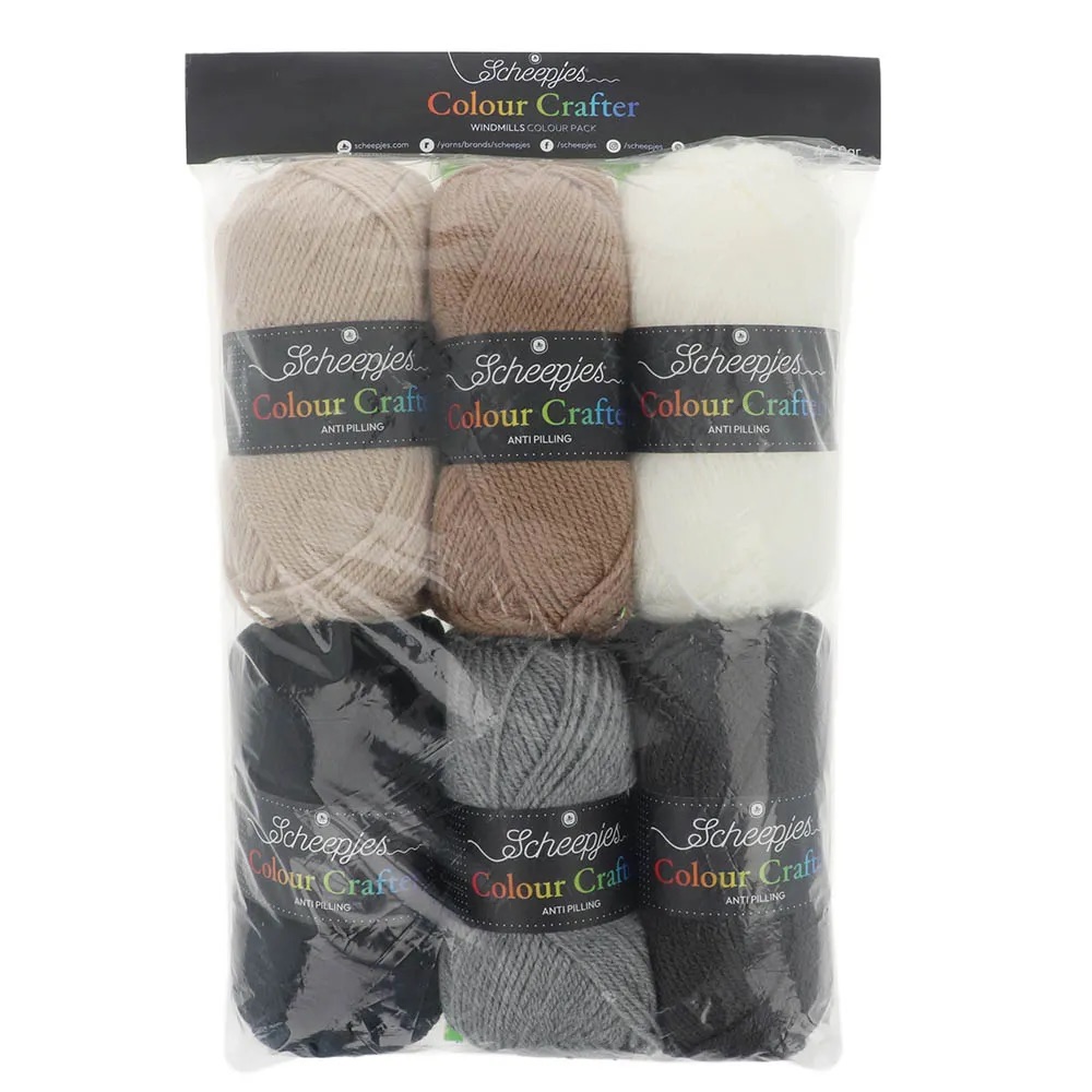 Scheepjes Colour Crafter colour pack 6x 50gr - Windmills
