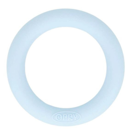 Opry siliconen bijtring  55mm kleur 258 Lichtblauw