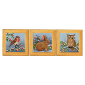 Miniatuur kit Winterdieren  set van 3