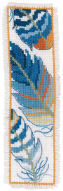 Bladwijzer Blauwe pluimpjes set van 2