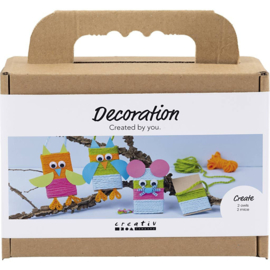 Mini Hobbyset Decoratie Muizen en uilen