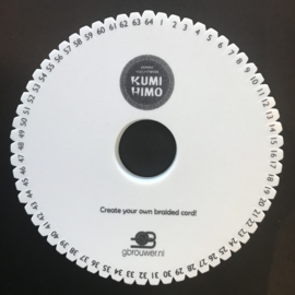 Kumihimo Disc Rond 15cm 64 inkepingen