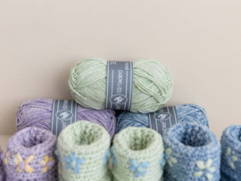 Slofjes Little Flower - gratis patroon!