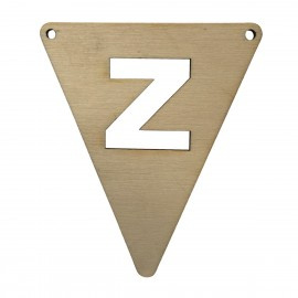 Houten vlagletter Z