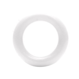 Durable Plastic Ringetje 20 mm ~ Wit - 5 stuks