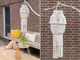 Garden Summer Macramé Lamp - gratis patroon!