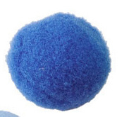 Pompom 30mm Midden blauw
