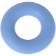 Siliconen ring grijsblauw